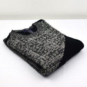 Chaps Denim Long Sleeve Sweater Size XL Color Black/Grey Gently Used‎ Condition